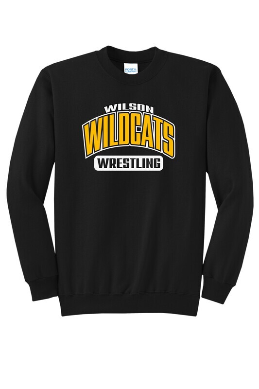 Wrestling Design 1 Core Fleece Crewneck Sweatshirt