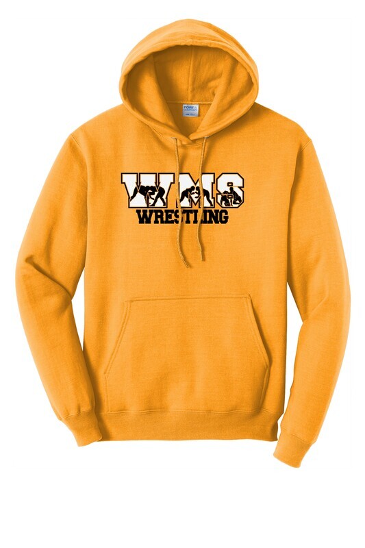 WMS Wrestling Core Fleece Pullover Hooded Sweatshirt