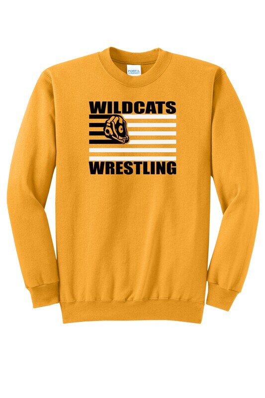 Wrestling Flag Core Fleece Crewneck Sweatshirt