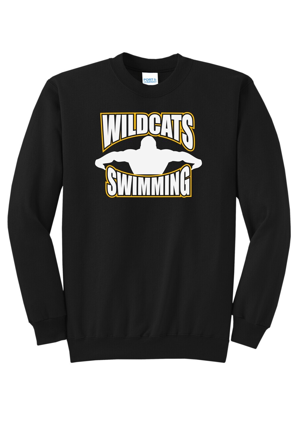 Wilson Swimming Logo Core Fleece Crewneck Sweatshirt