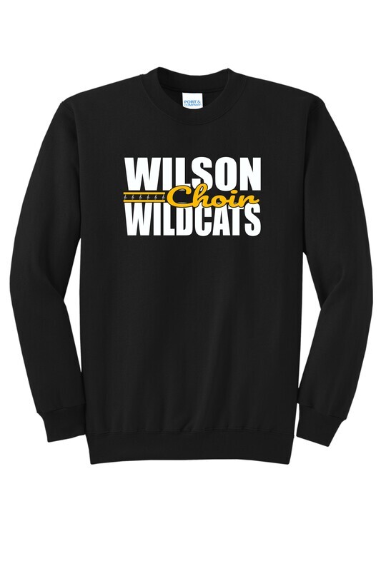 Wilson Choir Logo Core Fleece Crewneck Sweatshirt