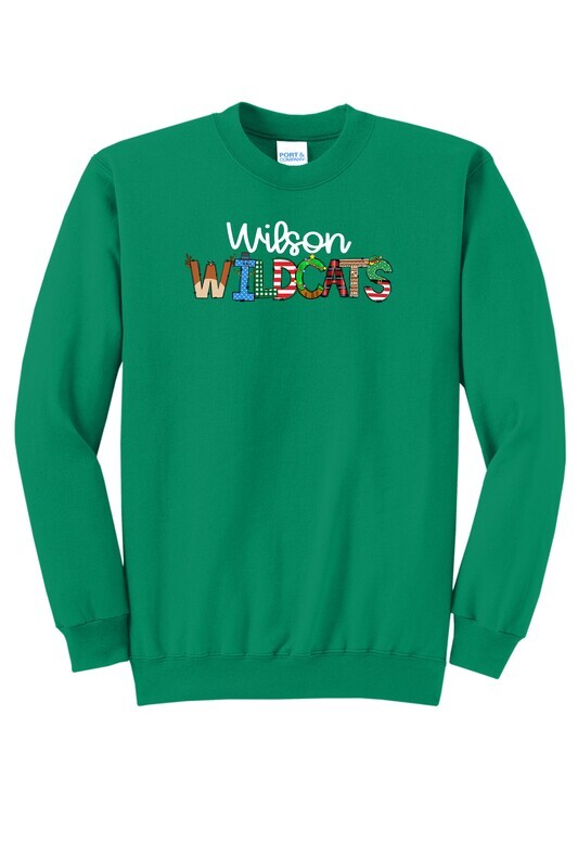 Wilson Holiday Icons Core Fleece Crewneck Sweatshirt