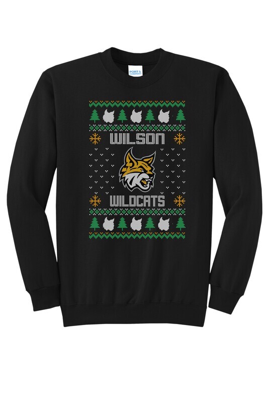 Wilson &quot;Ugly Sweater&quot; Core Fleece Crewneck Sweatshirt