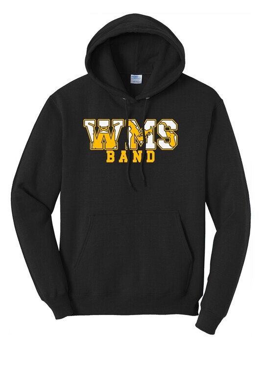 WMS Band  Core Fleece Pullover Hooded Sweatshirt