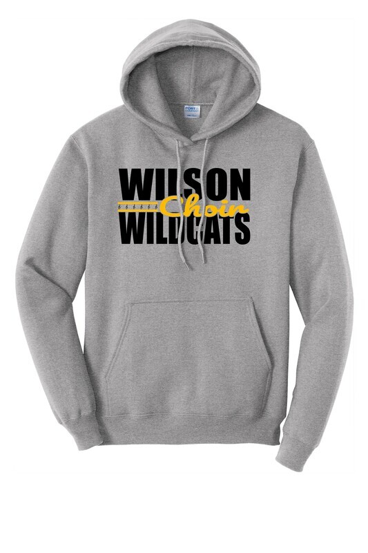 Wilson Choir Logo  Core Fleece Pullover Hooded Sweatshirt