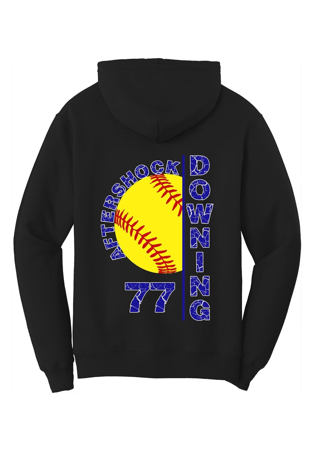 Aftershock Personalized Softball Hoodie