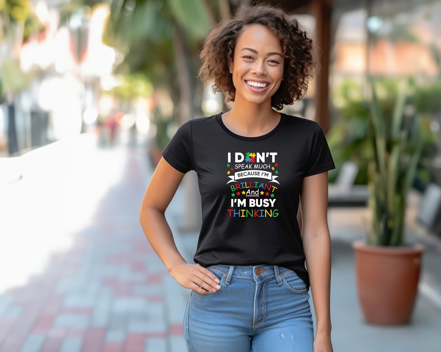 I Don&#39;t Speak  Much Autism Awareness Shirt