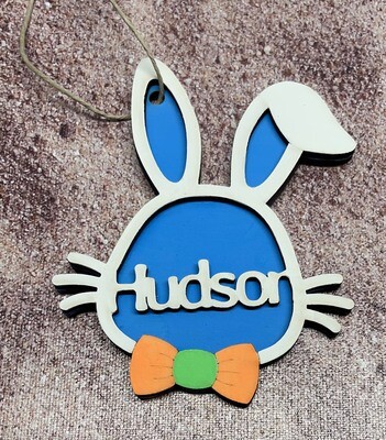 Personalized Easter Bunny Ornament