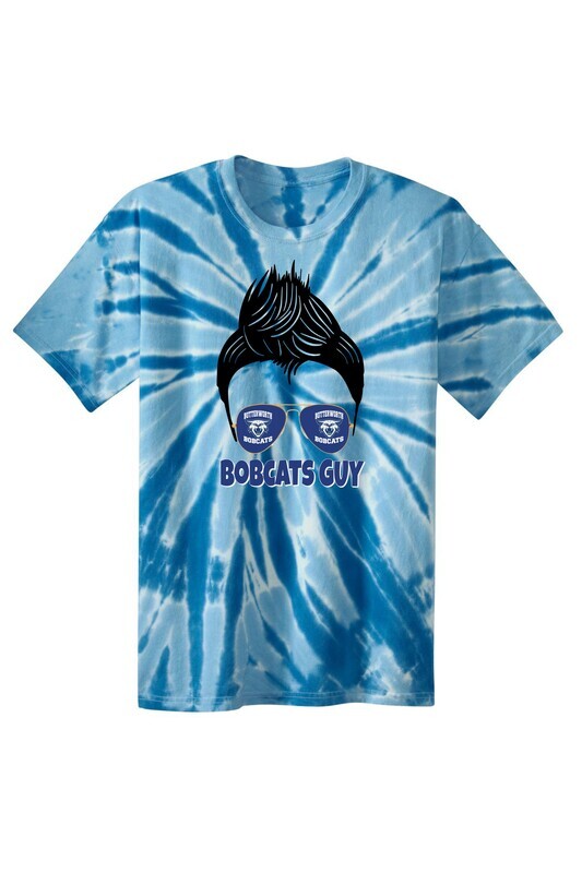 Butterworth Bobcats Mohawk Blue Tie Dye T-shirt