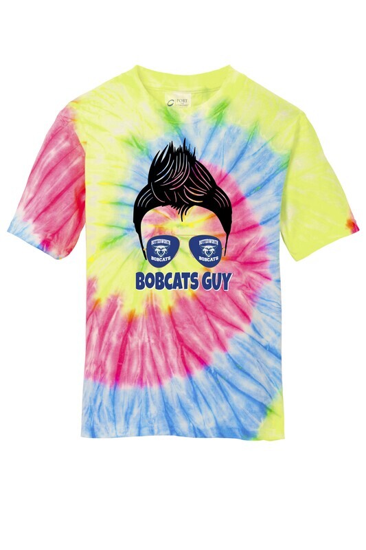 Butterworth Bobcats Mohawk Neon Rainbow Tie Dye T-shirt