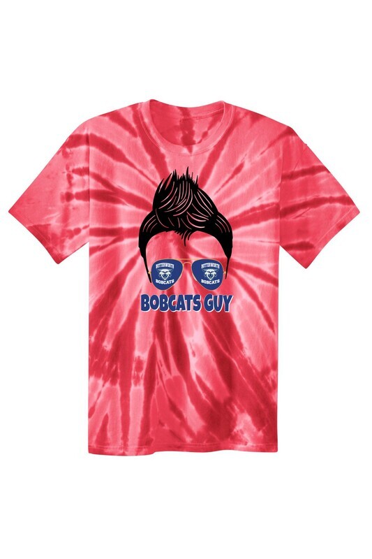 Butterworth Bobcats Mohawk Red Tie Dye T-shirt