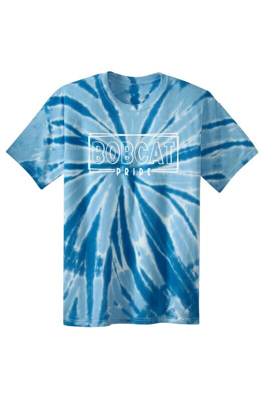 Butterworth Bobcat Pride 2 Blue Tie Dye T-shirt