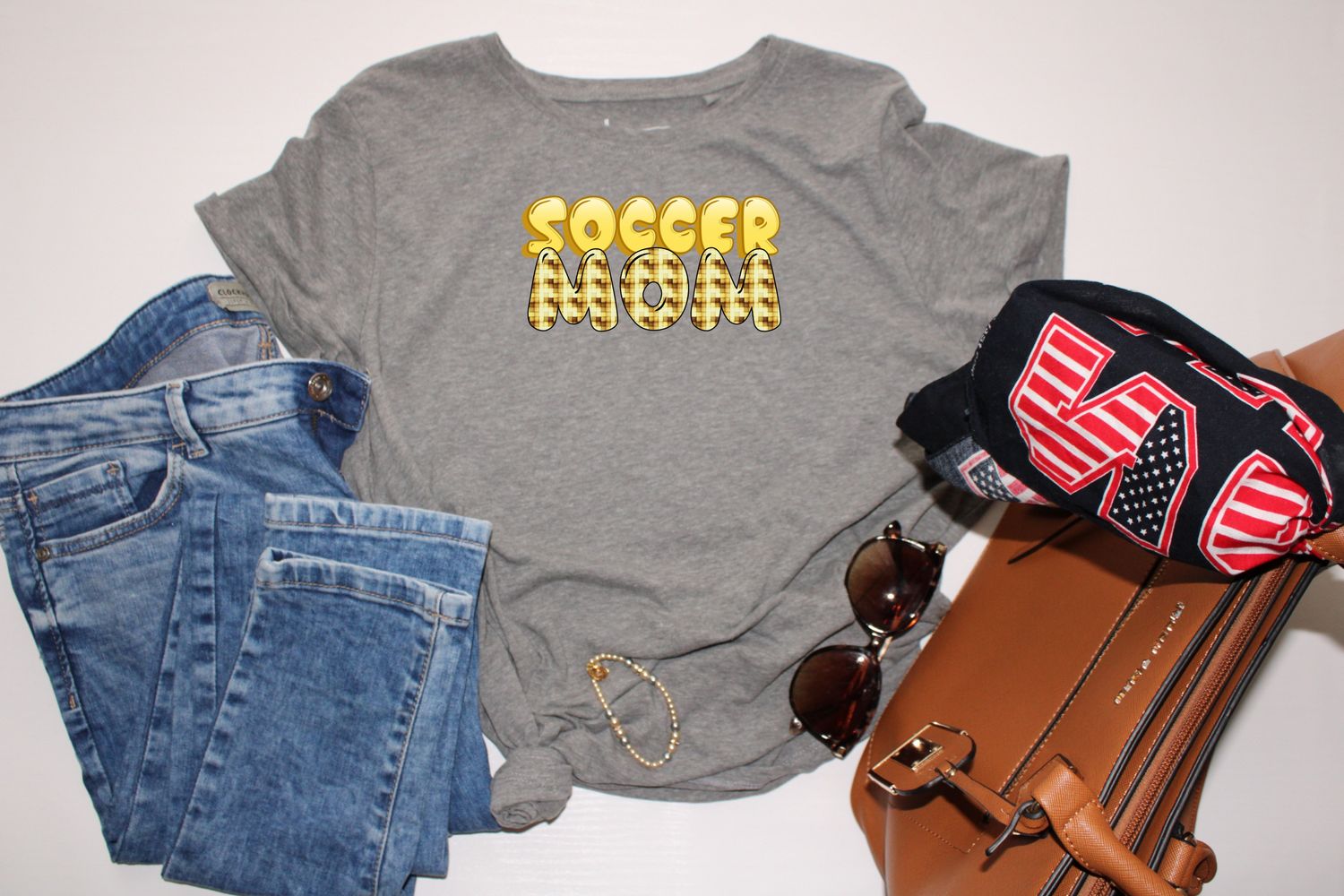 Yellow Soccer Mom Shirt