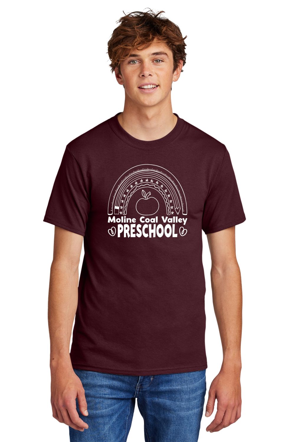MCV Preschool Rainbow White T-Shirt