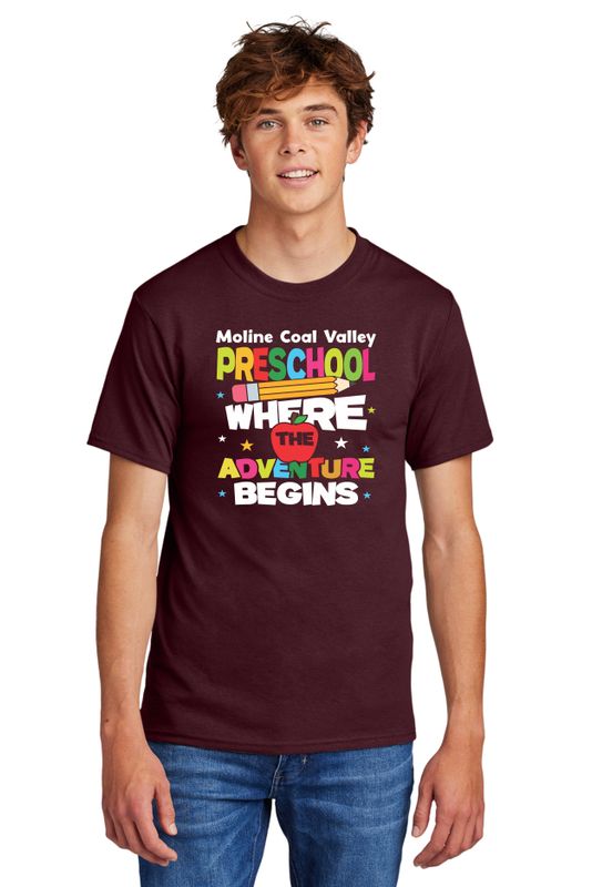 MCV Preschool Where The Adventure Begins Color T-Shirt