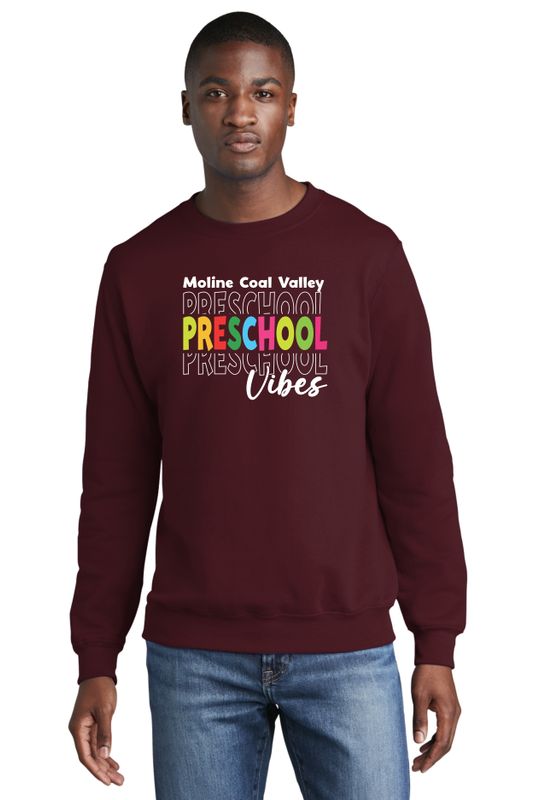 MCV Preschool Vibes Color Crewneck