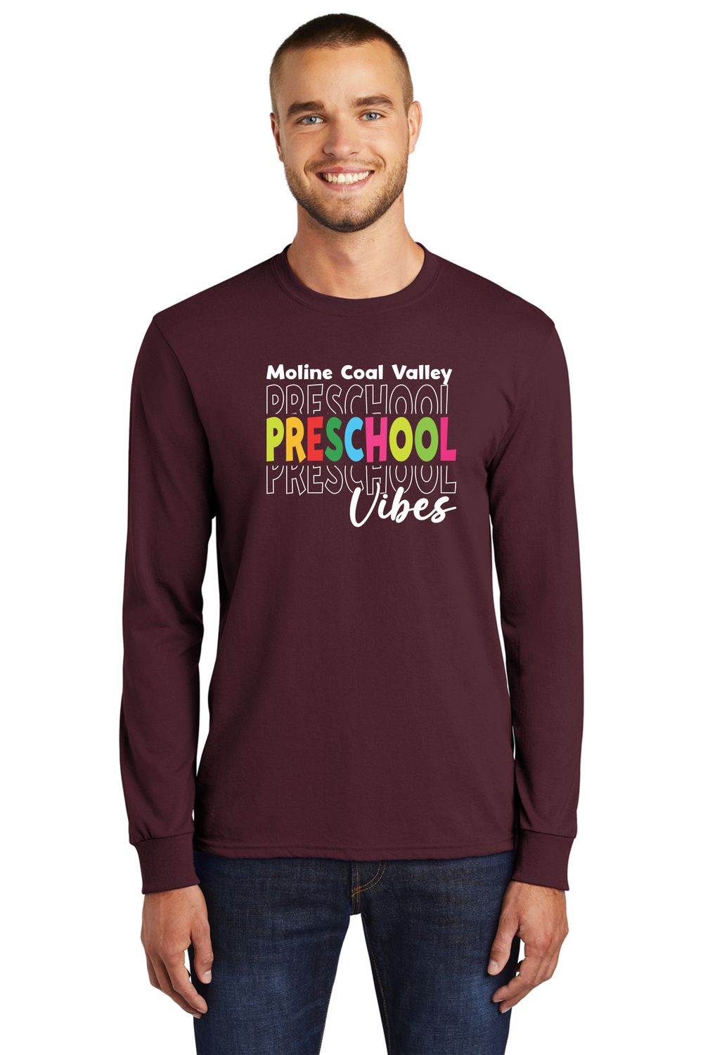 MCV Preschool Vibes Color Long Sleeve T-shirt