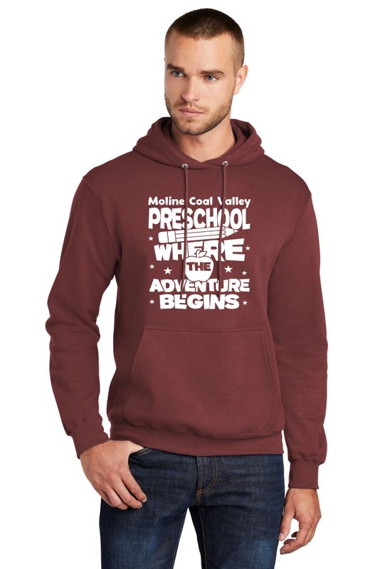 MCV Where The Adventure Begins White Hoodie