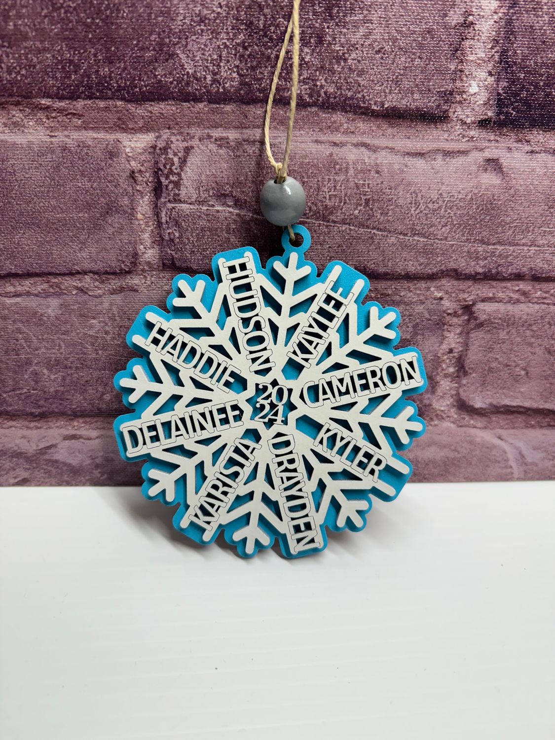 Personalized Snowflake Ornament