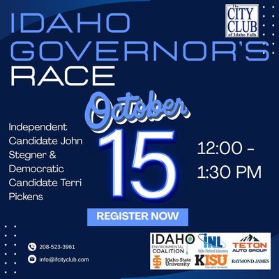 Oct 15th Looking ahead at the Governor Race