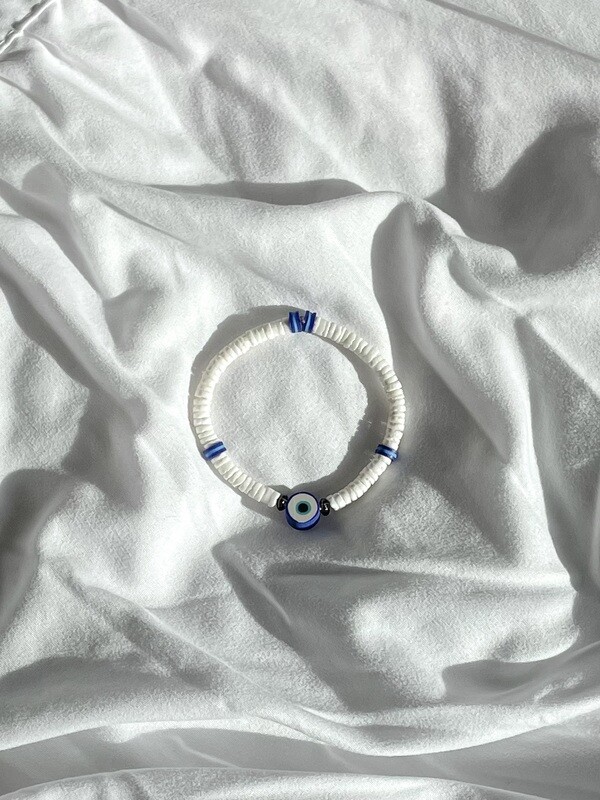 blue gods eye bracelet