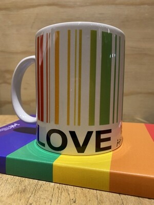 Taza para café Love is Love