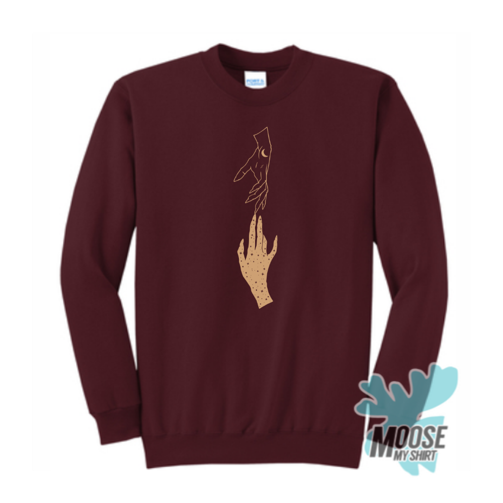 Witch Hands Fleece Crewneck