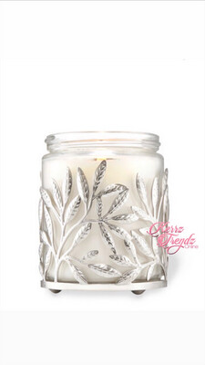 Silver Branches Single Wick Holder