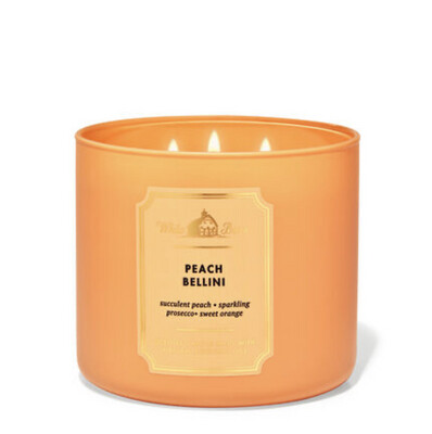 Peach Bellini 3-wick Candle