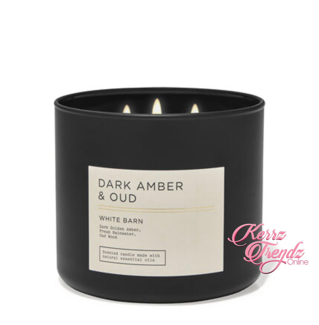 Dark Amber & Oud 3-wick Candle