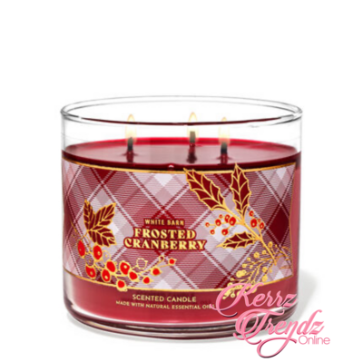 Frosted Cranberry 3- Wick Candle
