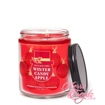 Winter Candy Apple Mason Jar