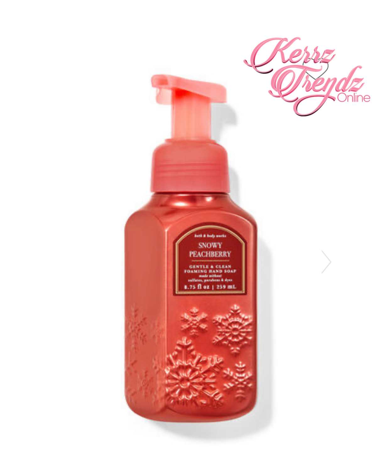 Snowy Peach Berry Foaming Hand Soap