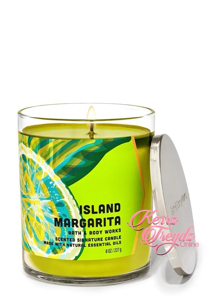 8oz Signature Island Margarita Single Wick Candle