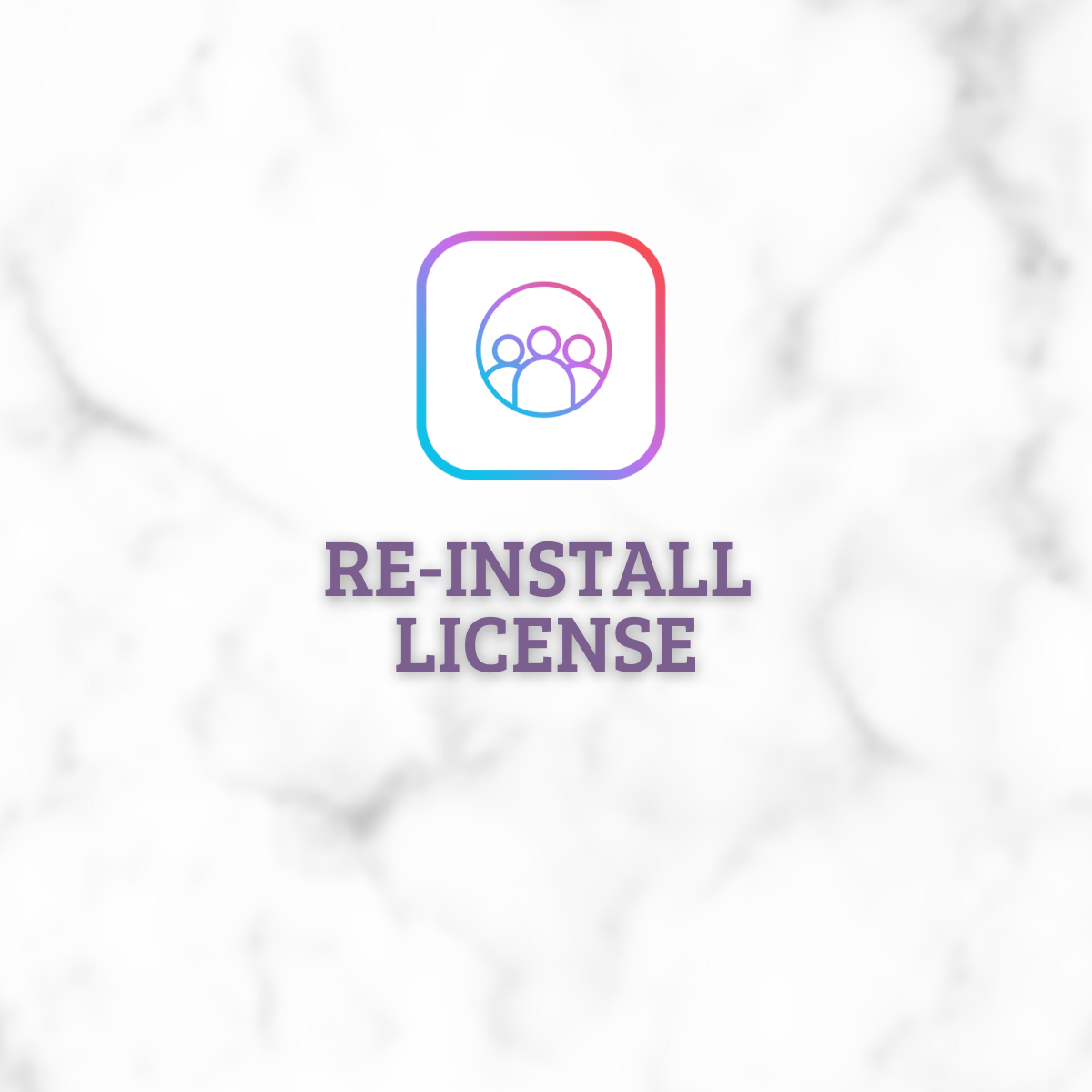 Reinstall License