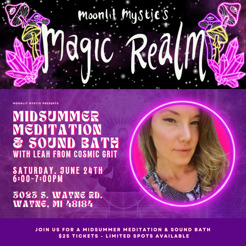Midsummer Meditation & Sound Bath June 24th, 2023