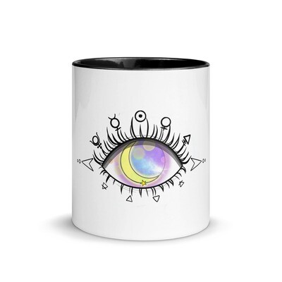 Moonlit Mystic Mug with Eye