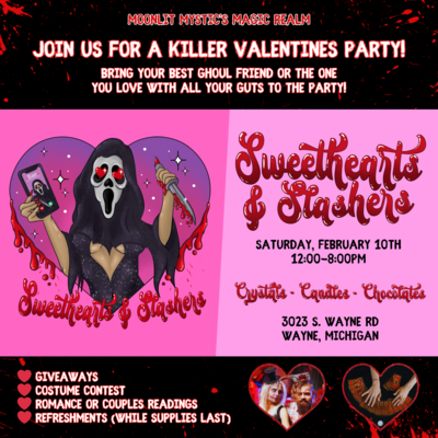 Sweethearts & Slashers - Saturday, February 10th
