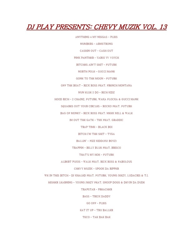 CHEVY MUZIK VOL. 13