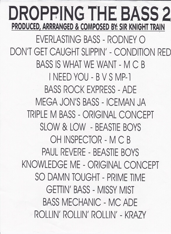 DROPPING THE BASS 2 REG