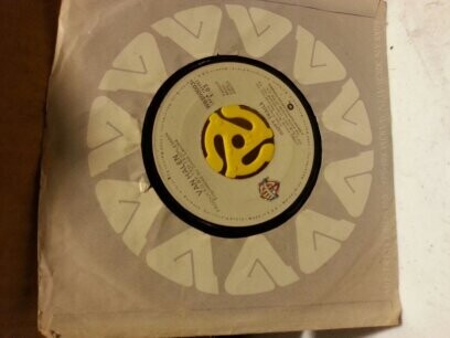 VAN HALEN &quot;Pretty Woman/Happy Trails&quot; Rare Vinyl 45 Record