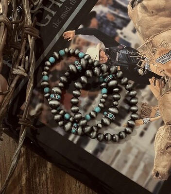 Turquoise & Navajo Pearl Set