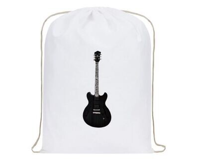 COTTON BACKPACK WHITE WITH DRAWSTRING