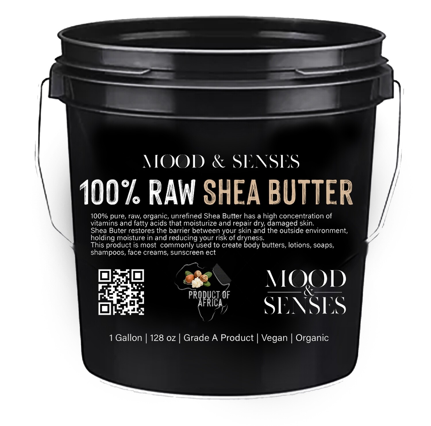 100% Raw Shea Butter 1 Gallon | 128 oz