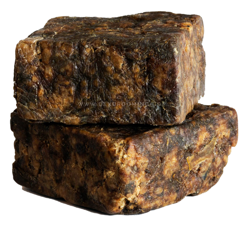 Raw African Black Soap 1/2 lb Bars