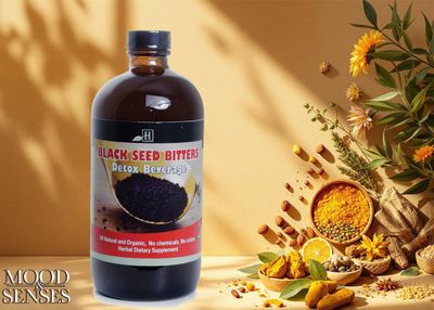 🌑 MOOD AND SENSES BLACK SEED LIVING BITTERS