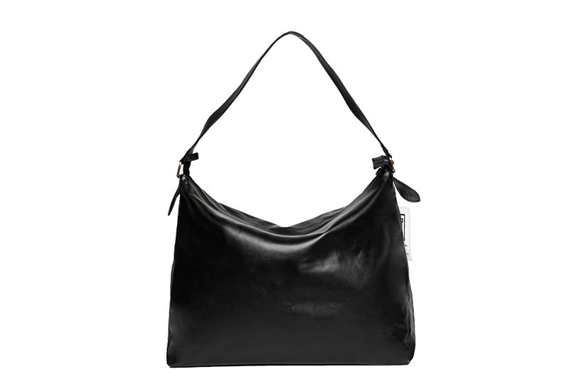 Urban Professional Leather Hobo Bag (Black)
