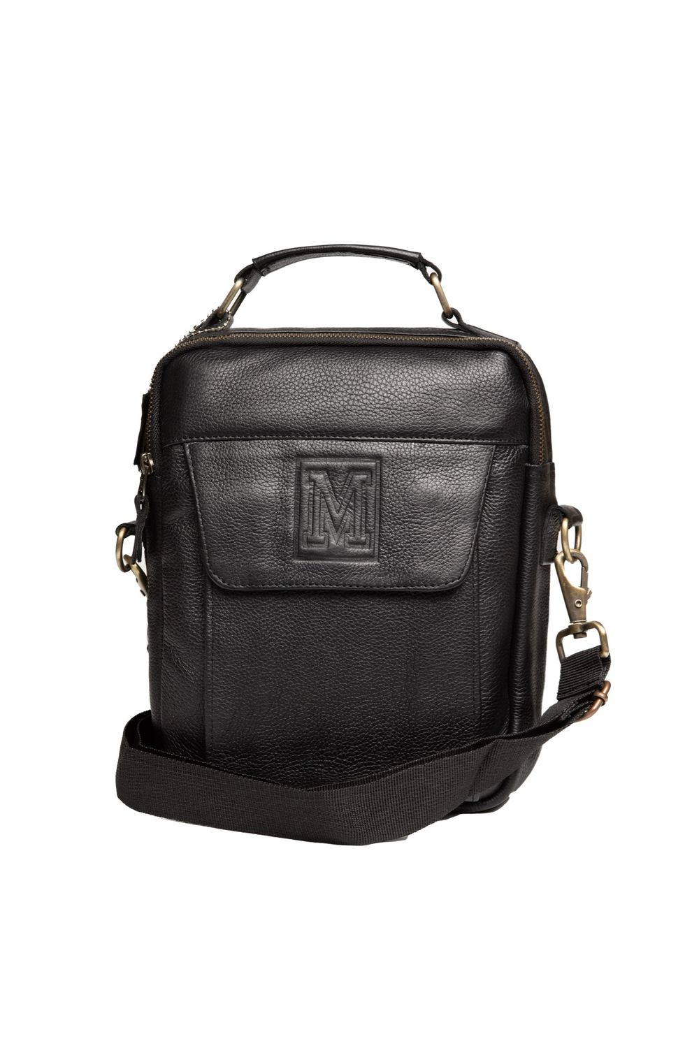 ​THE FULTON FORTRESS - Dual-Compartment Crossbody (Black)