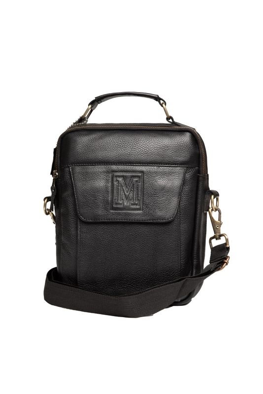 ​THE FULTON FORTRESS - Dual-Compartment Crossbody (Black)