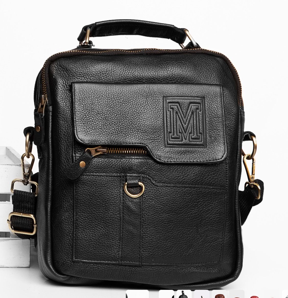 THE NOSTRAND NAVIGATOR - Crossbody  (Black)